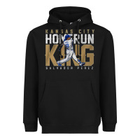 Black salvador pérez home run king Heavyweight Hoodie - lanVoArt