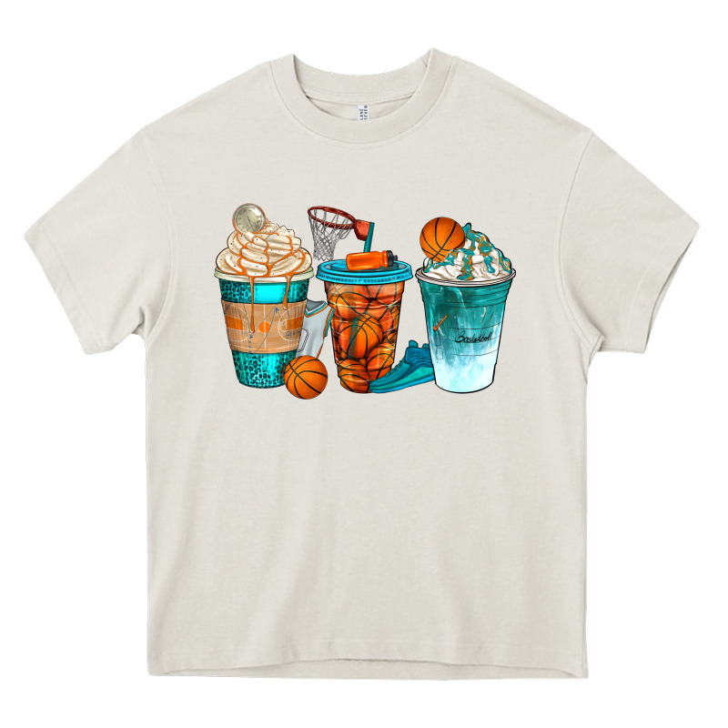 Basketball Coffee Cups Bbs Heavy Core Tee by BundleAndBundleShop | Teevron