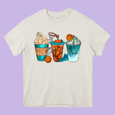 Basketball Coffee Cups Bbs Heavy Core Tee Designed By Bundleandbundleshop