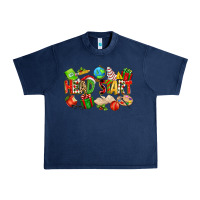 Navy christmas head start Urban Heavy Tee - texasbilliewilder