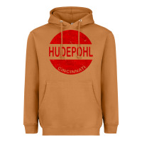 Meerkat vintage hudepohl beer Heavyweight Hoodie - lanVoArt