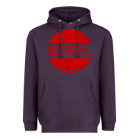 Plum vintage hudepohl beer Heavyweight Hoodie - lanVoArt
