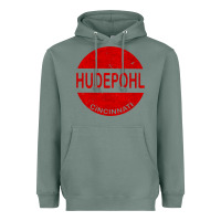Sage vintage hudepohl beer Heavyweight Hoodie - lanVoArt