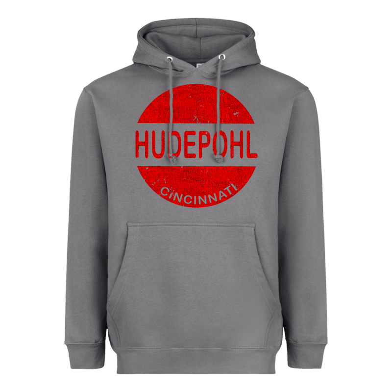 Vintage Hudepohl Beer Heavyweight Hoodie by lanVoArt | Teevron