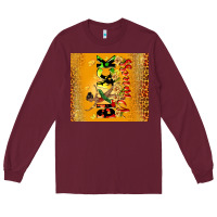 Burgundy black princess Long Sleeve Tee - CowGirlArtShop