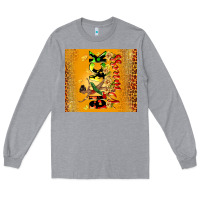 Heather Grey black princess Long Sleeve Tee - CowGirlArtShop