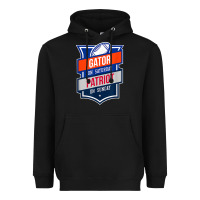 Black retro gator on saturday patriot on sunday gainesville gift Heavyweight Hoodie - lanVoArt