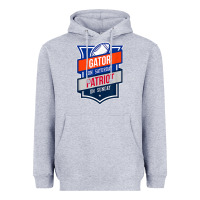 Heather Grey retro gator on saturday patriot on sunday gainesville gift Heavyweight Hoodie - lanVoArt