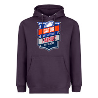 Plum retro gator on saturday patriot on sunday gainesville gift Heavyweight Hoodie - lanVoArt
