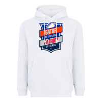 White retro gator on saturday patriot on sunday gainesville gift Heavyweight Hoodie - lanVoArt