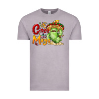 Vintage Zinc Cinco de mayo with cactus Vintage Tee - NancyCooperArtShop