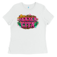 White vibrant fiesta typography Ladies Tee - LillyAllenDesigns