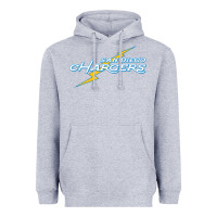 Heather Grey vintage styled san diego chargers Heavyweight Hoodie - lanVoArt