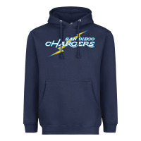 Navy vintage styled san diego chargers Heavyweight Hoodie - lanVoArt