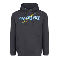 Smoke vintage styled san diego chargers Heavyweight Hoodie - lanVoArt