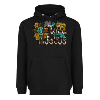 Black let me tell you about my jesus Heavyweight Hoodie - RacoonDesign