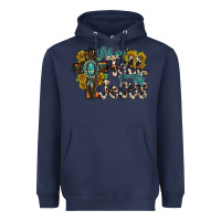 Navy let me tell you about my jesus Heavyweight Hoodie - RacoonDesign