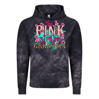 Cloud Black The pink is for my Grandma Cancer Awareness Vintage Hoodie - HowdyJamesFarm