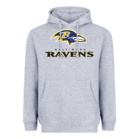 Heather Grey the ravens teams Heavyweight Hoodie - lanVoArt