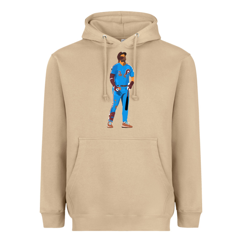 Bryce Harper Powder Blue Heavyweight Hoodie by lanVoArt | Teevron