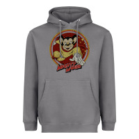Storm distressed mighty Heavyweight Hoodie - lanVoArt