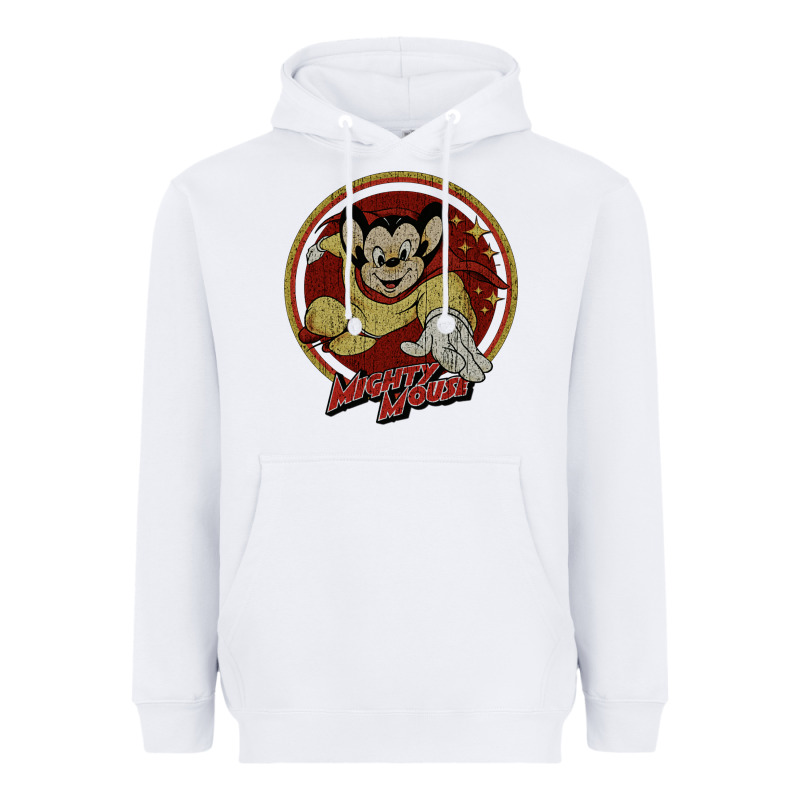 Distressed Mighty Heavyweight Hoodie by lanVoArt | Teevron