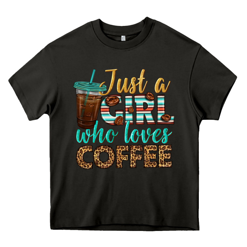 Just A Girl Who Loves Coffee Heavy Core Tee by BundleAndBundleShop | Teevron