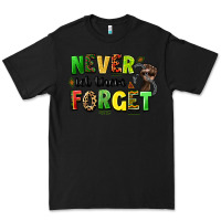 Black never let them forget juneteenth Premium Tee - LillyAllenDesigns