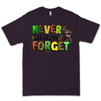 Plum never let them forget juneteenth Premium Tee - LillyAllenDesigns