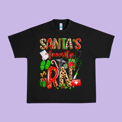 Santa's Favorite Rn Urban Heavy Tee Designed By Texasbilliewilder