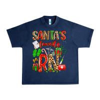Navy santa's favorite RN Urban Heavy Tee - texasbilliewilder