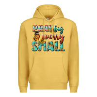 Antique Gold pray big worry small Premium Hoodie - BundleAndBundleShop