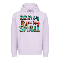 Lilac pray big worry small Premium Hoodie - BundleAndBundleShop