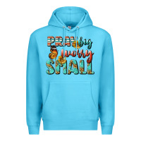 Ocean Blue pray big worry small Premium Hoodie - BundleAndBundleShop