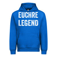 Cobalt Euchre Legend Best Euchre Card Board Game Player Gift Urban Hoodie - lanVoArt