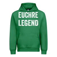 Emerald Euchre Legend Best Euchre Card Board Game Player Gift Urban Hoodie - lanVoArt
