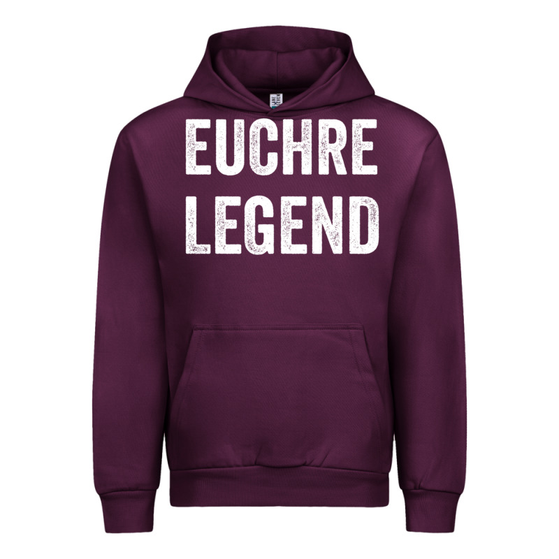 Euchre Legend Best Euchre Card Board Game Player Gift Urban Hoodie by lanVoArt | Teevron