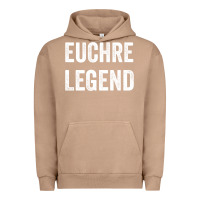 Pigment Burro Euchre Legend Best Euchre Card Board Game Player Gift Urban Hoodie - lanVoArt