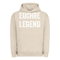 Pigment French Oak Euchre Legend Best Euchre Card Board Game Player Gift Urban Hoodie - lanVoArt