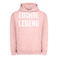 Pigment Salmon Euchre Legend Best Euchre Card Board Game Player Gift Urban Hoodie - lanVoArt