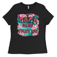 Black mama all day everyday Ladies Tee - LillyAllenDesigns
