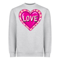 Valentine's Day Hearts Heavyweight Sweatshirt | Teevron
