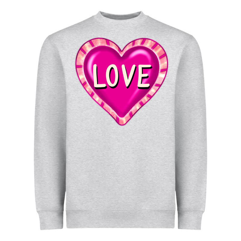 Valentine's Day Hearts Heavyweight Sweatshirt by FaDigitalArtStudio | Teevron