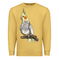 Antique Gold Cocktail Parrot Premium Sweatshirt - LillyAllenDesigns