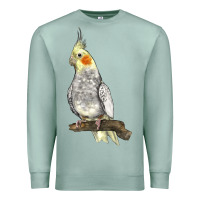 Seafoam Cocktail Parrot Premium Sweatshirt - LillyAllenDesigns