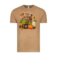 Vintage Camel Heifer with Pumpkins Vintage Tee - texasbilliewilder