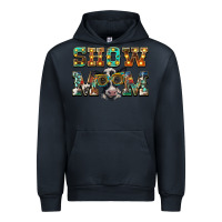 Navy show mom baby cow Urban Hoodie - BarkalooDesign