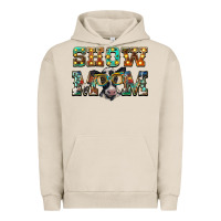 Pigment French Oak show mom baby cow Urban Hoodie - BarkalooDesign
