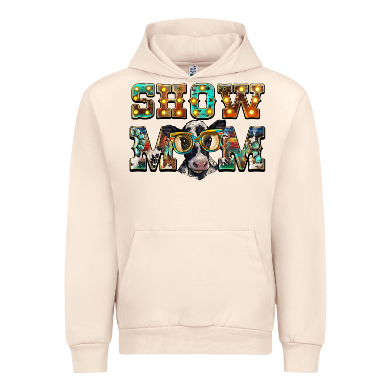 Show Mom Baby Cow Urban Hoodie by BarkalooDesign | Teevron