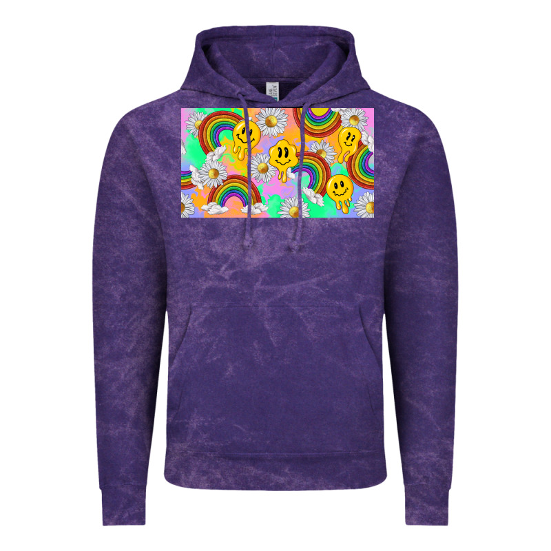 Smile Faces And Rainbow And Daisys Vintage Hoodie by TumblerDesignByShophia | Teevron